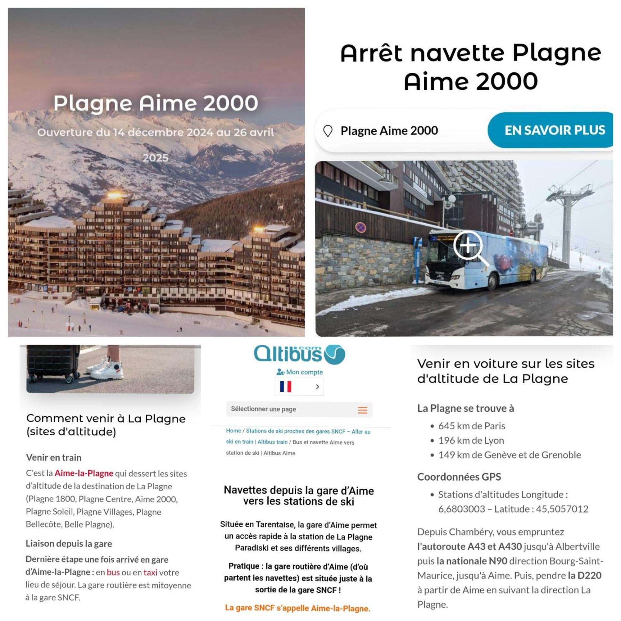 Studio Cosy 2100M Pied Des Pistes-Direct To Ski Slopes-Ski In Ski Out-La Plagne Aime 2000 Exteriér fotografie